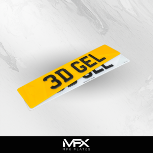 Premium 3D Gel Number Plates