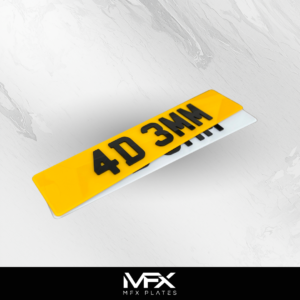 4D Acrylic Number Plates (3mm)
